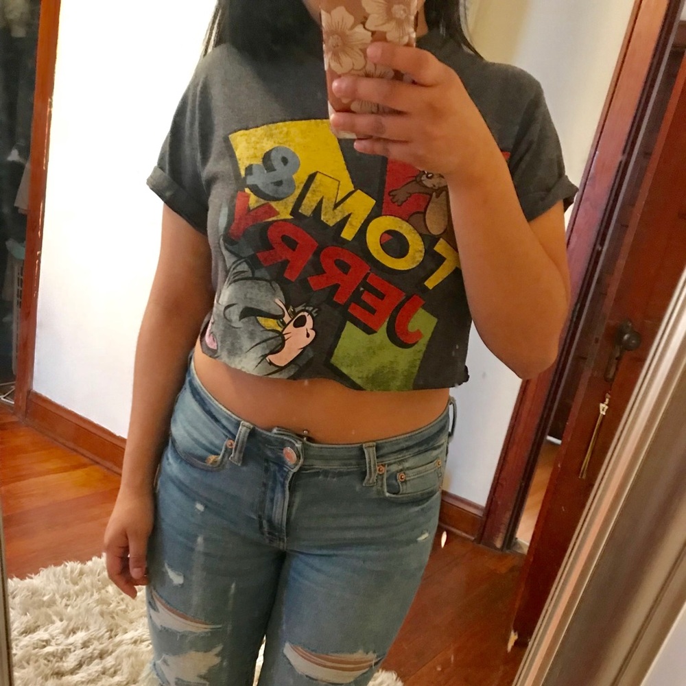 Tom & Jerry cropped top